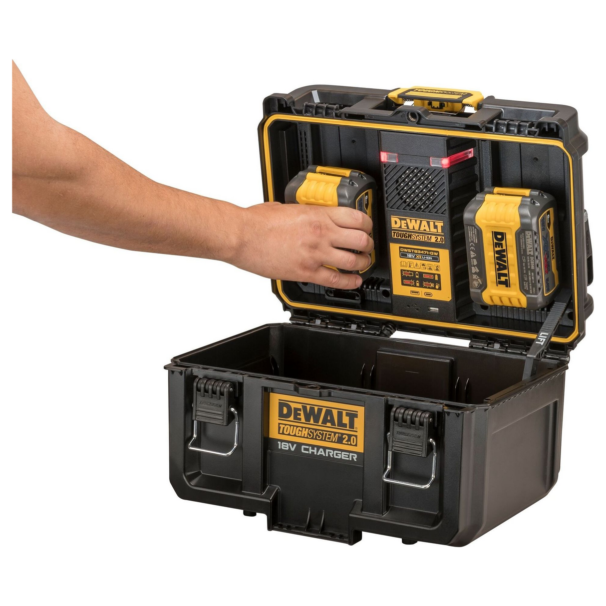 Caricabatterie Doppio Dewalt DWST83471-QW ToughSystem 2.0