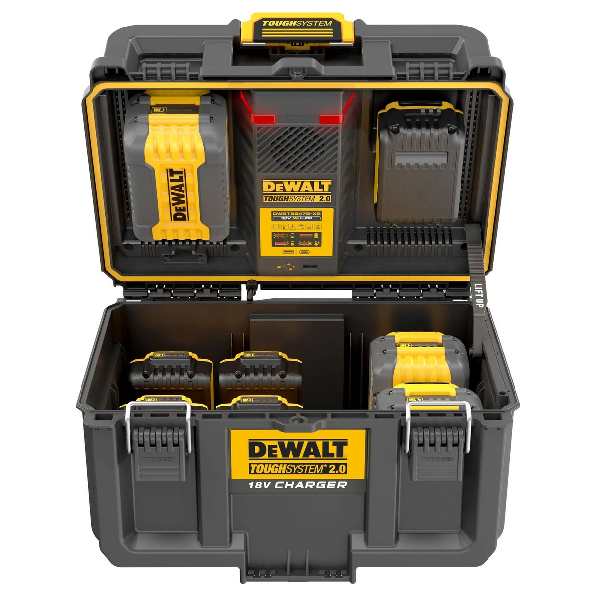 Caricabatterie Doppio Dewalt DWST83471-QW ToughSystem 2.0