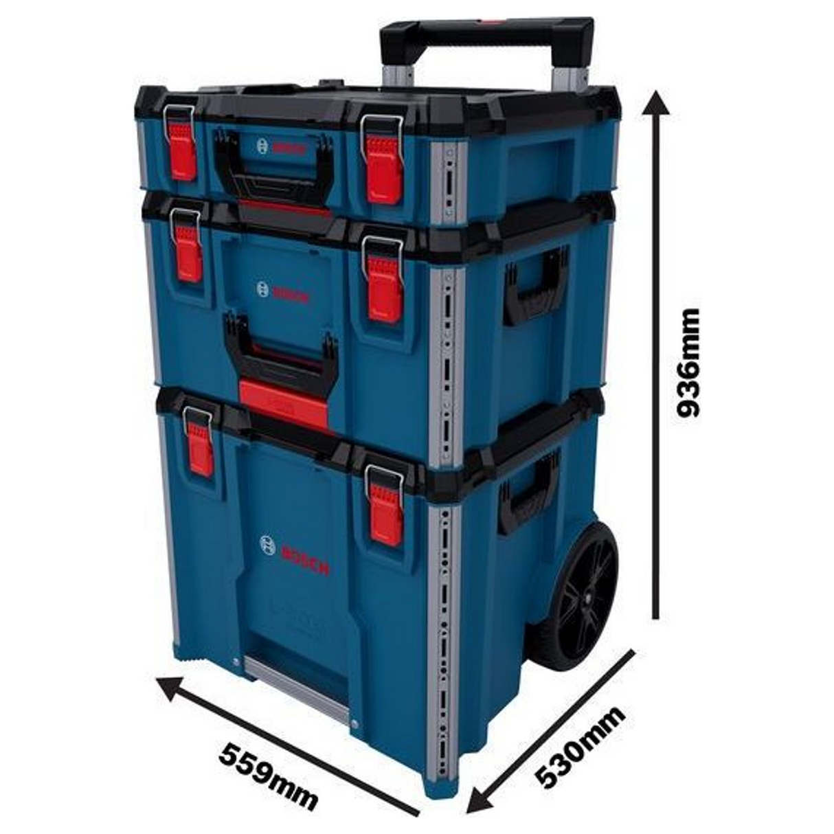 1600A037DY - L-BOXX Contractor Case System Set 3 Bosch Professionell – Bild 9