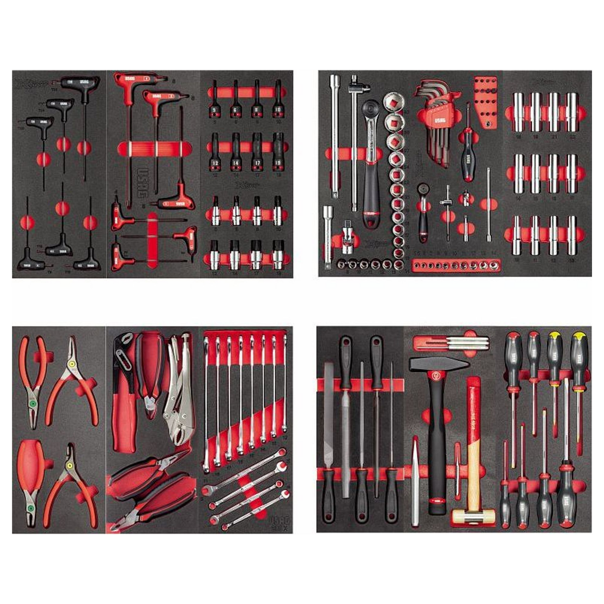 U04950639 - X-Grip Sortiment USAG 495 MXG Wartung 144 Stück