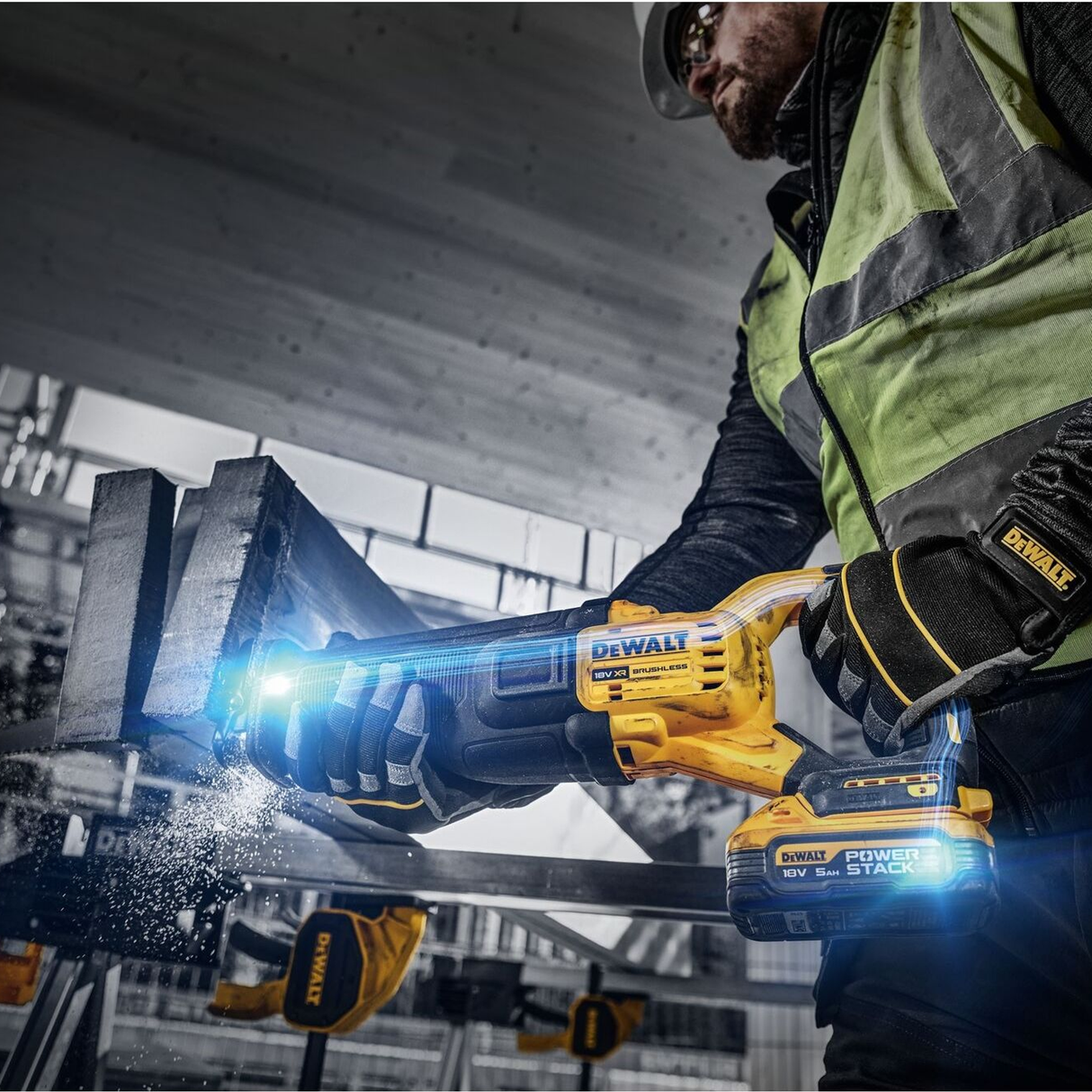 DCS386H2T-QW - Säbelsäge Dewalt DCS386H2T-QW 18V 5Ah Bürstenloser Motor - Bild 8