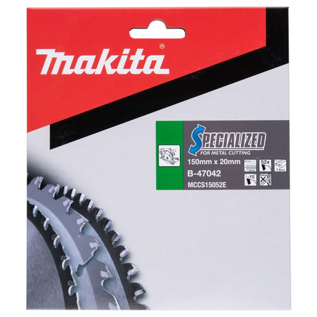 B-47042 - Lama per Sega Circolare Makita B-47042 Specialized T.C.T 150mm 52T - Immagine 3