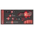 Modulo Spugna Usag 519 M 613AEAX Set Chiavi Bussole 41 Pezzi